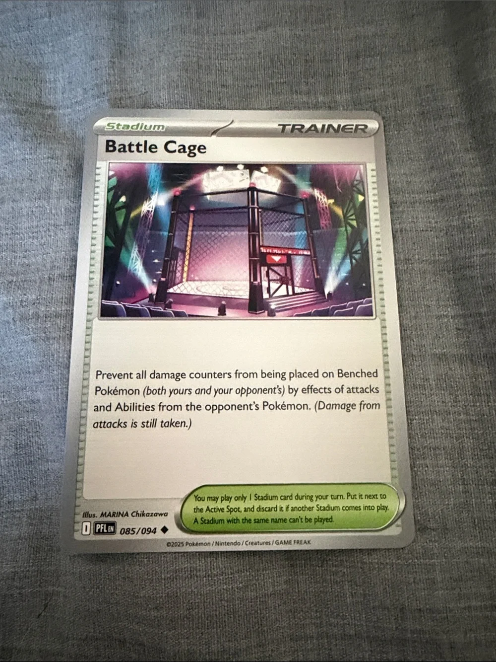 Ten pokemon cards (cards shown in the pictures).
